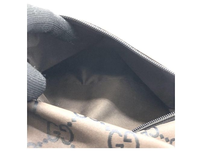 Bolso de nylon marrón Gucci/bolso de hombro Castaño - vista 9