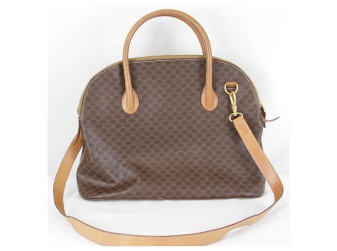 Céline Borsa a Spalla Celine Macadam Marrone - vista 2