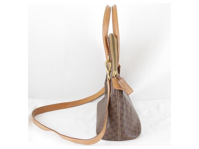 Céline Borsa a Spalla Celine Macadam Marrone - vista 3