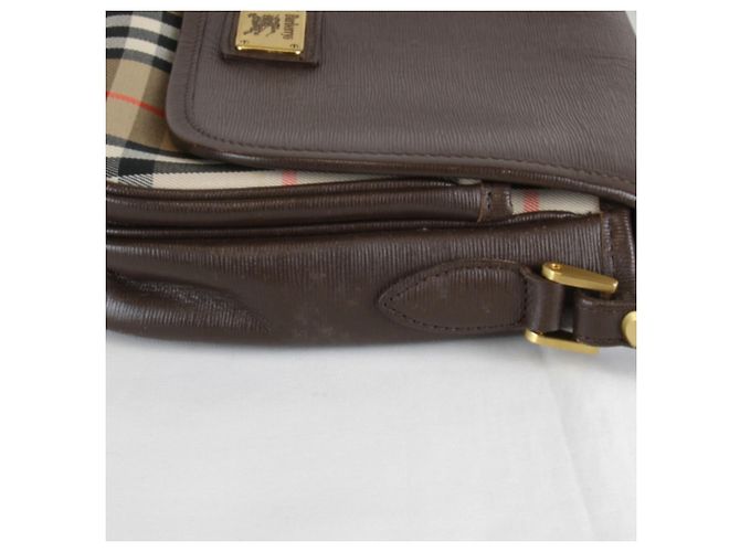 Borsa a Spalla Burberry Nova Check Shadow Horse Marrone - vista 10