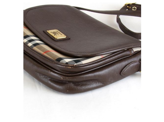 Borsa a Spalla Burberry Nova Check Shadow Horse Marrone - vista 3