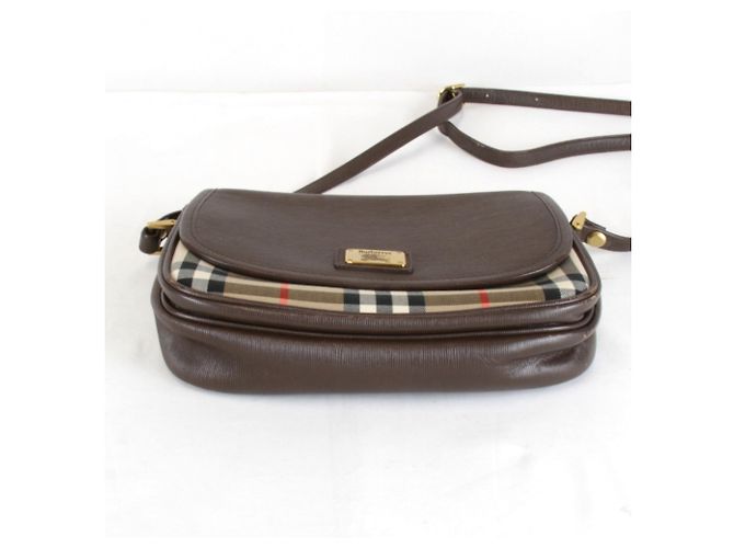 Borsa a Spalla Burberry Nova Check Shadow Horse Marrone - vista 5