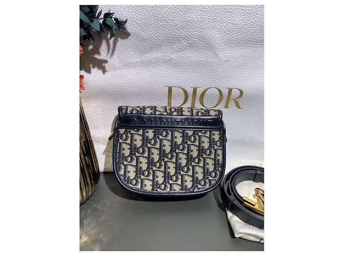 Borsa a tracolla Dior H Bobby piccola nera in tessuto Nero - vista 2