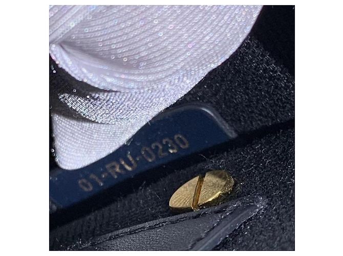 Borsa a tracolla Dior H Bobby piccola nera in tessuto Nero - vista 4