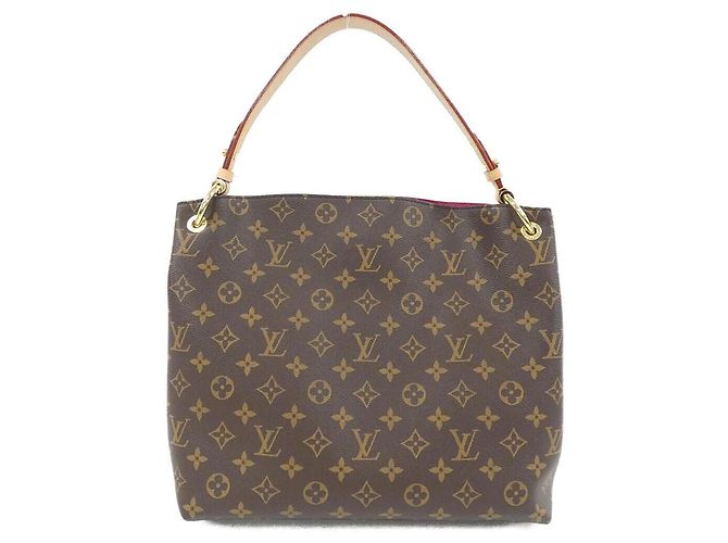 Borsa a Spalla Graceful PM Monogramma Louis Vuitton Marrone Rosa - vista 2