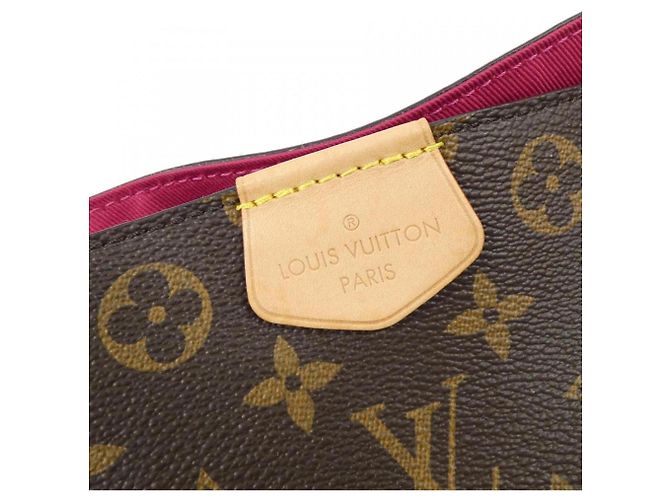 Borsa a Spalla Graceful PM Monogramma Louis Vuitton Marrone Rosa - vista 4