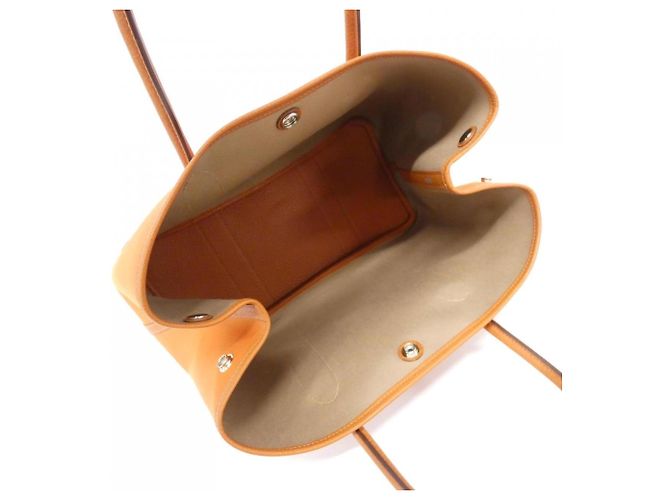 Borsa Hermès Garden Party 36 cm Arancione - vista 8