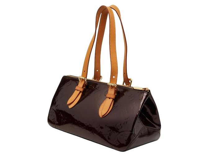 Borsa a Spalla Rosewood Avenue in Monogram Vernis Louis Vuitton Bordò Porpora - vista 2