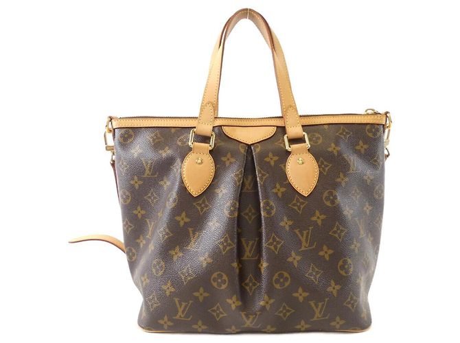 Borsa Louis Vuitton Monogram Palermo PM Marrone - vista 2