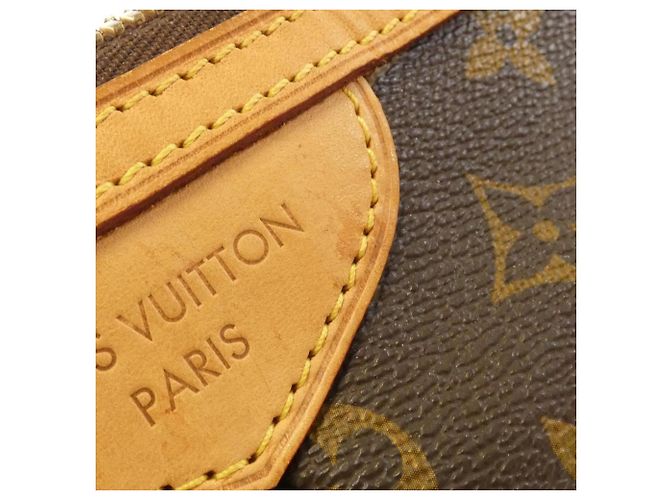 Borsa Louis Vuitton Monogram Palermo PM Marrone - vista 4