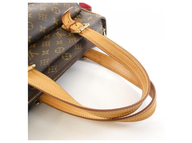 Borsa Louis Vuitton Monogram Multipli Cité Marrone - vista 4
