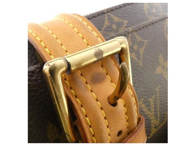 Borsa Louis Vuitton Monogram Multipli Cité Marrone - vista 7
