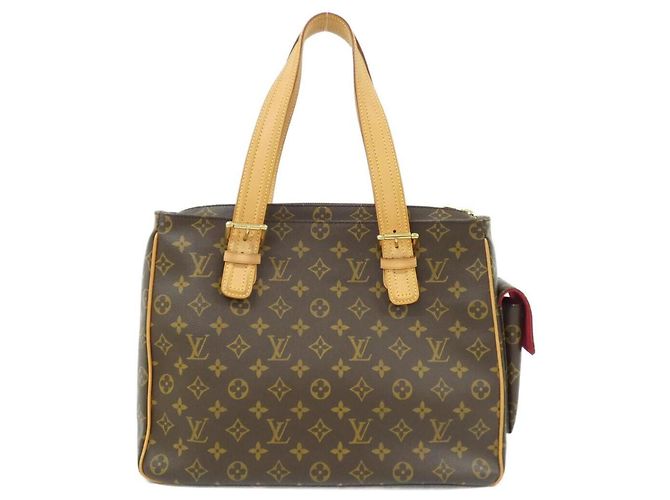 Borsa Louis Vuitton Monogram Multipli Cité Marrone - vista 2