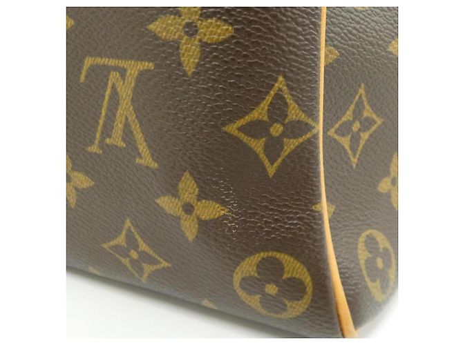 Borsa Louis Vuitton Monogram Multipli Cité Marrone - vista 5