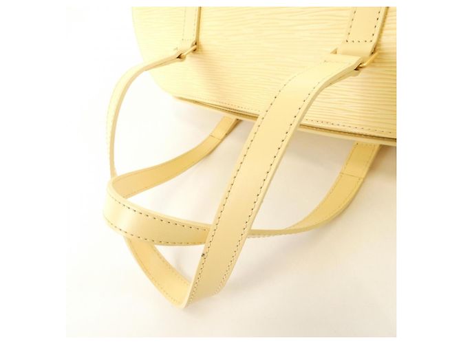 Borsa a mano Soufflot Epi Louis Vuitton Bianco - vista 5