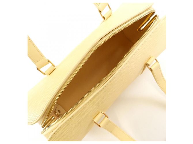 Borsa a mano Soufflot Epi Louis Vuitton Bianco - vista 7