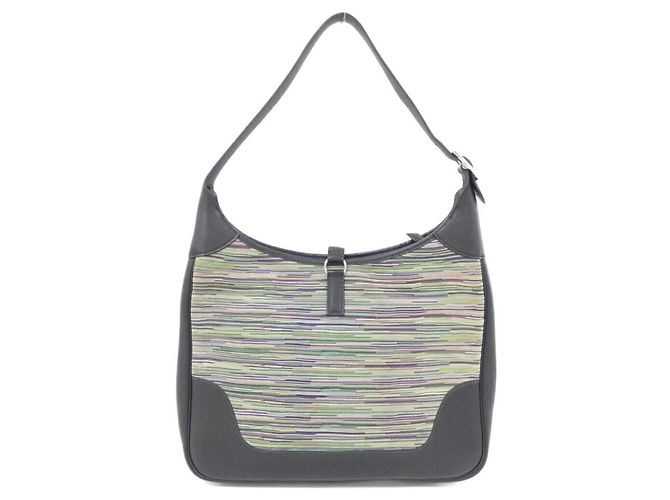 Hermès Trim 2 35 cm Schultertasche Blau - Ansicht 2