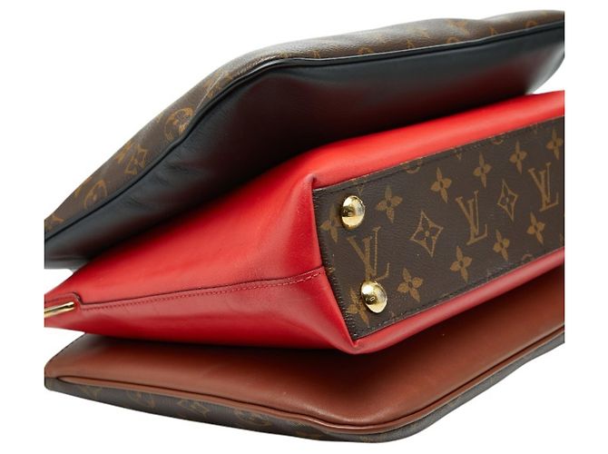 Borsa Louis Vuitton Monogram Millefeuille Marrone - vista 5