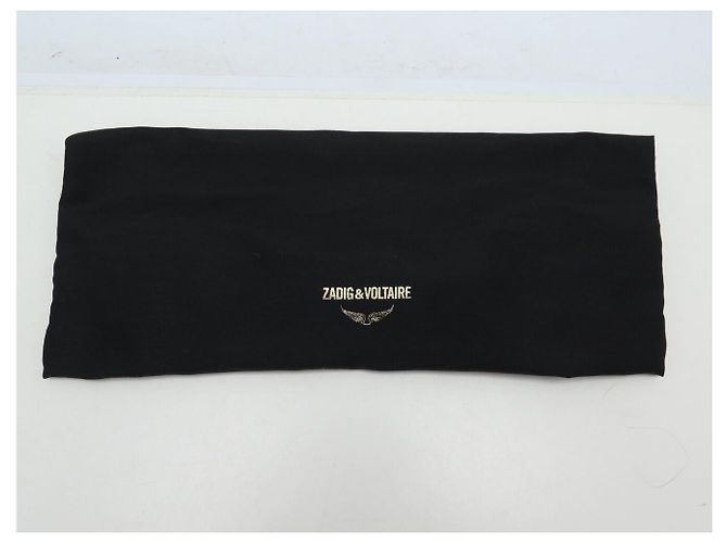NUOVO BORSO A MANO ZADIG & VOLTAIRE CLUTCH ROCK ZIGZAG CON TRACOLLA BORSA IN PELLE - vista 13