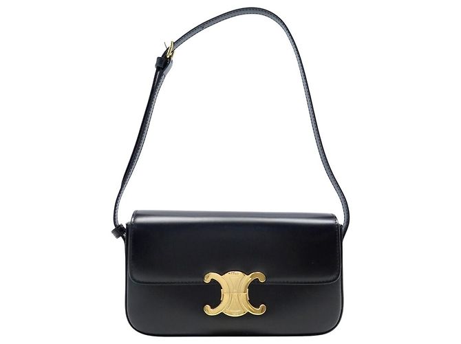 Céline NEUE CELINE CLAUDE 194143 HANDTASCHE AUS SATINIERTEM KALBSLEDER - Ansicht 2