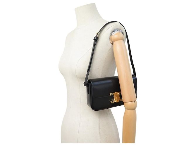 Céline NEUE CELINE CLAUDE 194143 HANDTASCHE AUS SATINIERTEM KALBSLEDER - Ansicht 6