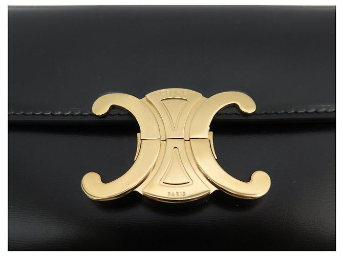 Céline NEUE CELINE CLAUDE 194143 HANDTASCHE AUS SATINIERTEM KALBSLEDER - Ansicht 7