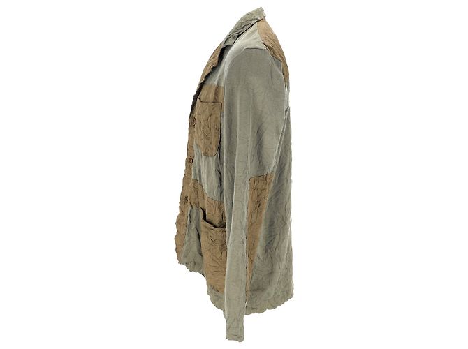 Blazer Issey Miyake da Uomo in Cotone Verde - vista 2