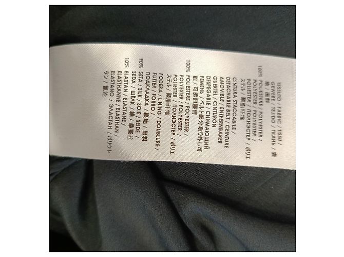 Jupe midi ceinturée Gucci en polyester noir - vue 6