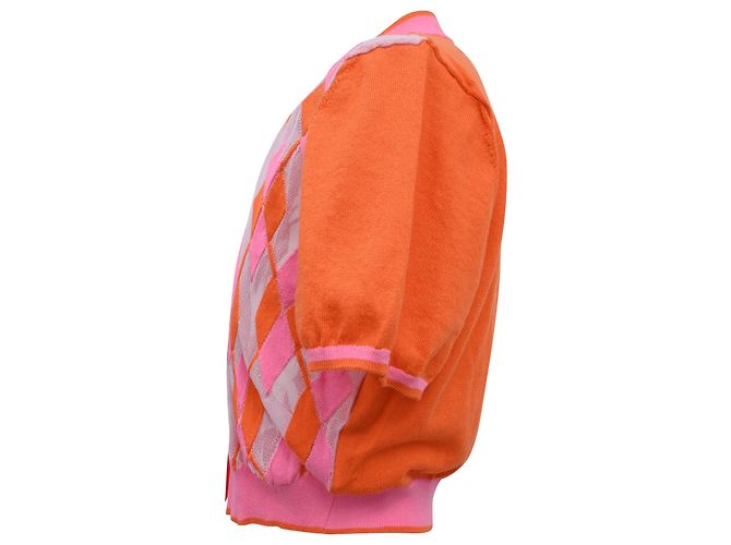 Jacquemus Le Cardigan Toledo Kurzer Cardigan aus Mehrfarbigem Baumwollmaterial Mehrfarben - Ansicht 2
