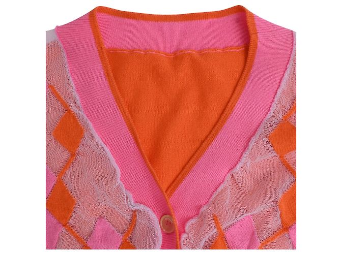 Jacquemus Le Cardigan Toledo Kurzer Cardigan aus Mehrfarbigem Baumwollmaterial Mehrfarben - Ansicht 4