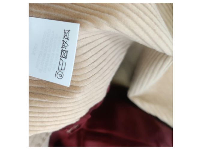 Blazer monopetto in velluto a coste marrone di Brunello Cucinelli Rosso - vista 7