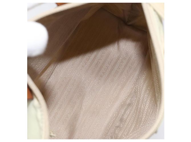 Prada Vintage Tote Tessuto Blanc - vue 5