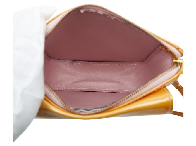 Borsa a Spalla Vernis Mott Louis Vuitton Giallo - vista 6