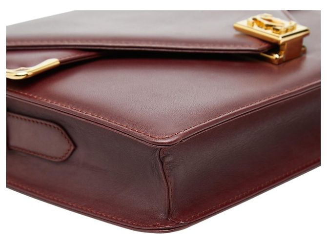 Borsa a Spalla Cartier Must Line Bordò - vista 5
