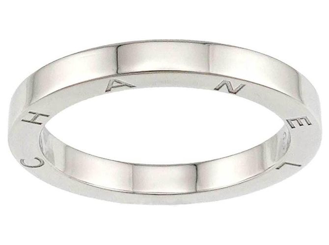 Chanel Signature 2-Band-Ring aus Platin - Ansicht 2