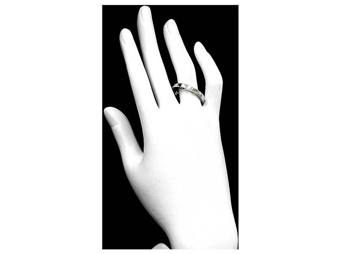Chanel Signature 2-Band-Ring aus Platin - Ansicht 8