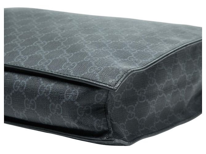 Borsa Tote Gucci GG Supreme Nero - vista 4