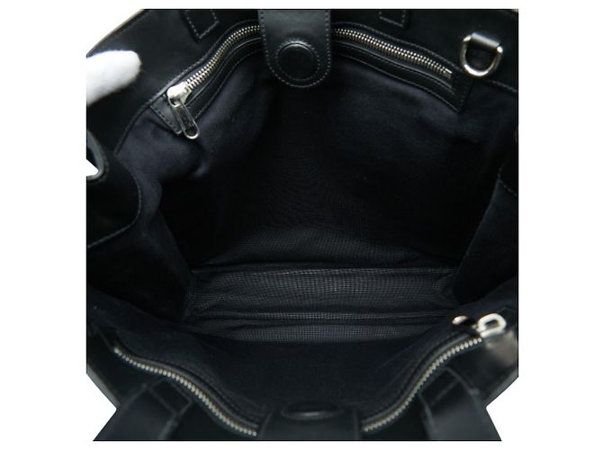 Borsa Tote Gucci GG Supreme Nero - vista 6