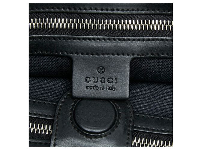 Borsa Tote Gucci GG Supreme Nero - vista 9