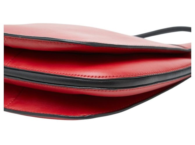 Prada Maggit rote Lederhandtasche - Ansicht 4