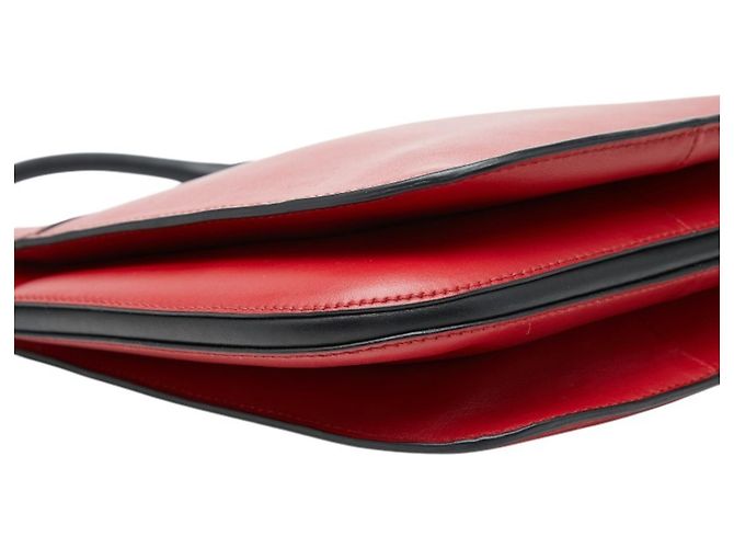Prada Maggit rote Lederhandtasche - Ansicht 5