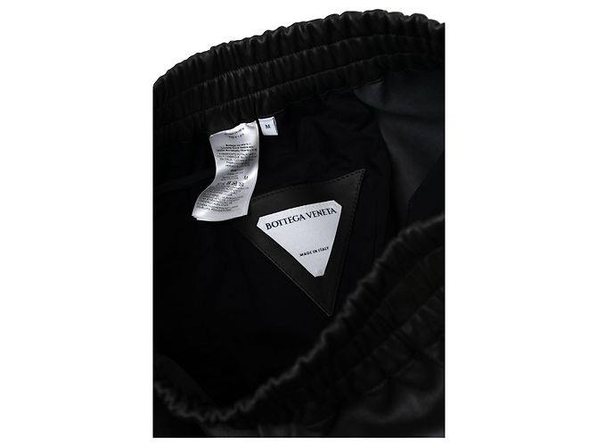 Minifalda de cuero verde oscuro Bottega Veneta - vista 4