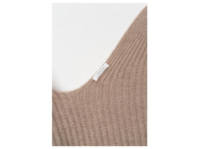 Malo Cardigan aus Cashmere in Beige Oversized - Ansicht 6