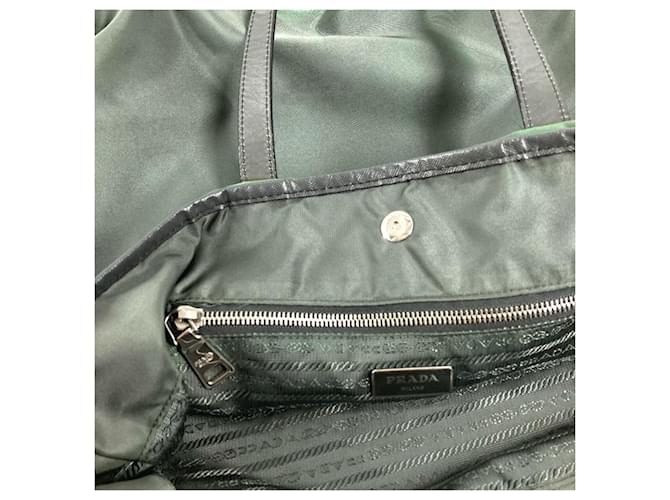 Tote Bolso de hombro con logo triangular B4605C de Prada Castaño - vista 11