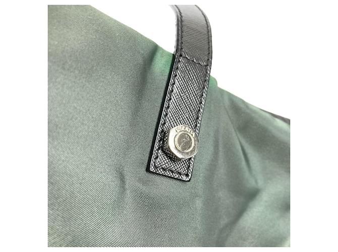 Tote Bolso de hombro con logo triangular B4605C de Prada Castaño - vista 14