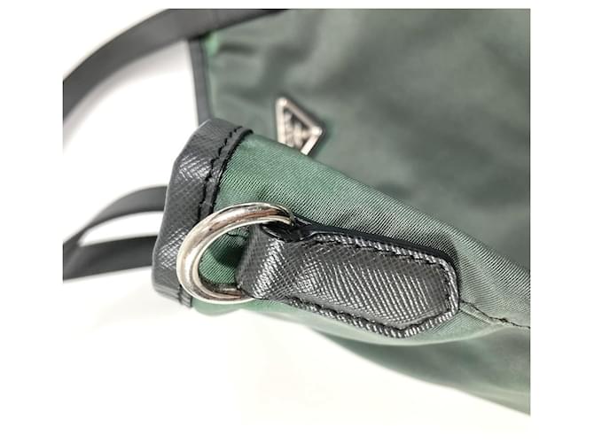 Tote Bolso de hombro con logo triangular B4605C de Prada Castaño - vista 15