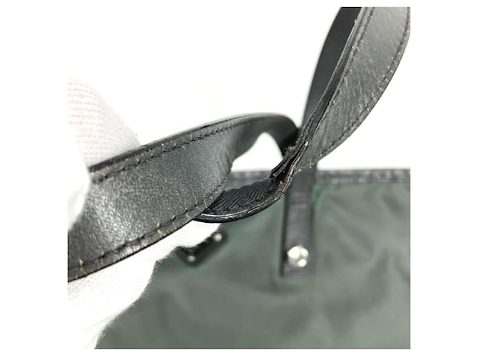 Tote Bolso de hombro con logo triangular B4605C de Prada Castaño - vista 17