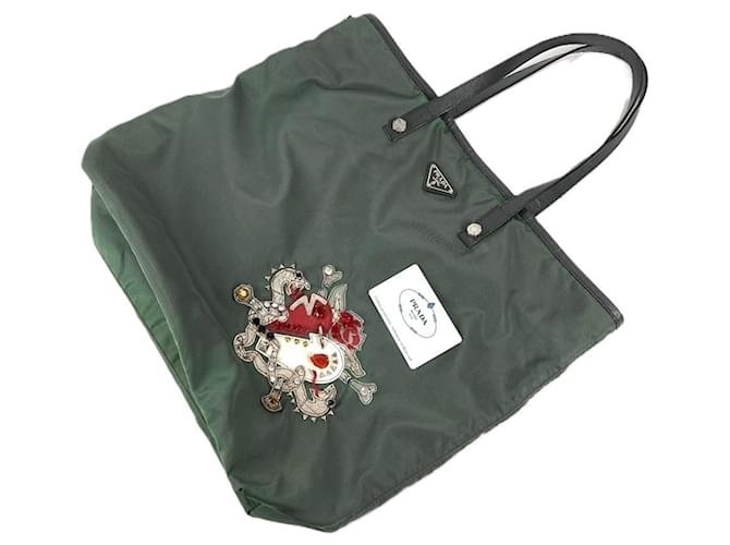 Tote Bolso de hombro con logo triangular B4605C de Prada Castaño - vista 18