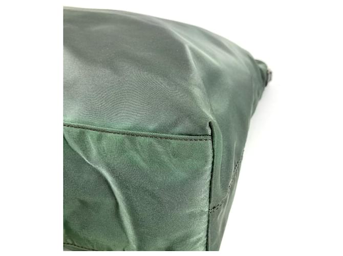Tote Bolso de hombro con logo triangular B4605C de Prada Castaño - vista 8