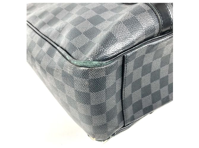 Borsa Tote Tadao Damier Graphite Louis Vuitton Nero - vista 10